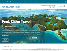 Tablet Screenshot of fredolsentravel.co.uk